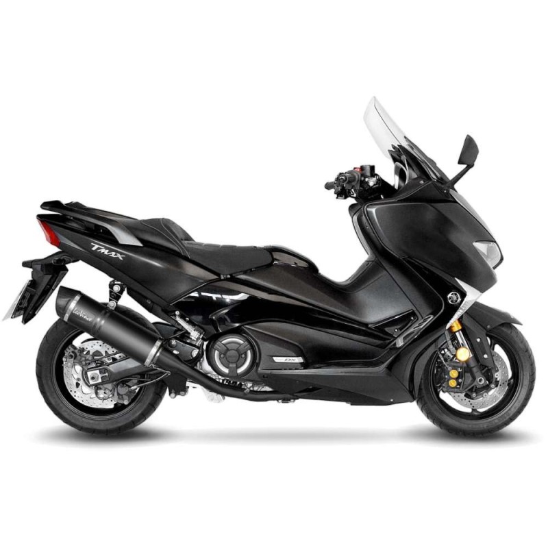 LEOVINCE AUSPUFFSCHALLDAMPFER LV ONE EVO BLACK EDITION YAMAHA T-MAX 530 ABS DX SX 17-19 EDELSTAHL