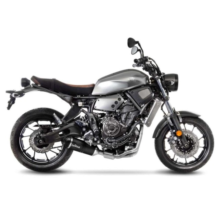 LEOVINCE TERMINALE SCARICO LV ONE EVO BLACK EDITION PER YAMAHA XSR 700 16-20 INOX-COD.14251EB