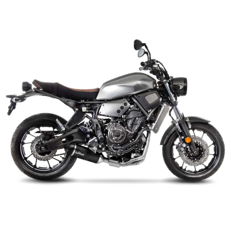 SILENCIADOR DE ESCAPE LEOVINCE LV ONE EVO BLACK EDITION YAMAHA XSR 700 16-20 ACERO INOXIDABLE