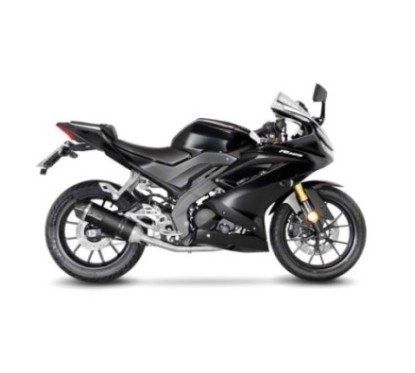 LEOVINCE AUSPUFFSCHALLDAMPFER LV ONE EVO BLACK EDITION YAMAHA YZF-R 125 19-20 EDELSTAHL