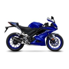 LEOVINCE AUSPUFFSCHALLDAMPFER LV ONE EVO BLACK EDITION YAMAHA YZF-R 125 2023 EDELSTAHL