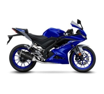 LEOVINCE AUSPUFFSCHALLDAMPFER LV ONE EVO BLACK EDITION YAMAHA YZF-R 125 2023 EDELSTAHL