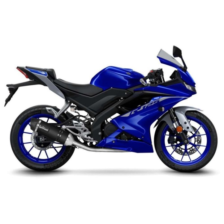 LEOVINCE TERMINALE SCARICO LV ONE EVO BLACK EDITION PER YAMAHA YZF-R 125 2023 INOX-COD.14365EBK