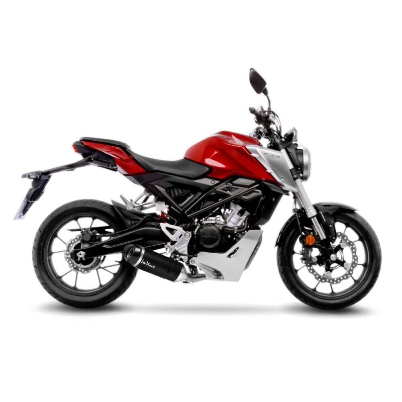 LEOVINCE AUSPUFFSCHALLDAMPFER LV ONE EVO KOHLENSTOFFFASER HONDA CB125 R NEO SPORTS CAFE 18-20 KOHLENSTOFFFASER