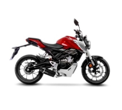 LEOVINCE TERMINALE SCARICO LV ONE EVO CARBON FIBER HONDA CB125 R NEO SPORTS CAFE 18-20 FIBRA DI CARBONIO