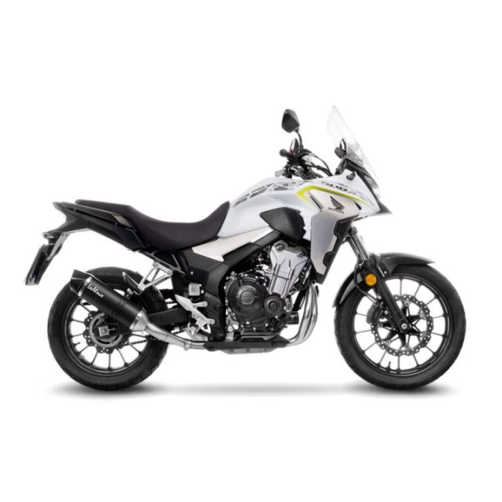 SILENCIADOR DE ESCAPE LEOVINCE LV ONE EVO FIBRA DE CARBONO PARA HONDA CB500 X 19-21 CARBONO-COD.14315EU