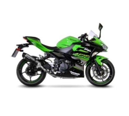 SILENCIEUX D'ECHAPPEMENT LEOVINCE LV ONE EVO FIBRE DE CARBONE KAWASAKI NINJA 400 18-23 FIBRE DE CARBONE