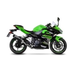 LEOVINCE TERMINALE SCARICO LV ONE EVO CARBON FIBER KAWASAKI NINJA 400 18-23 FIBRA DI CARBONIO