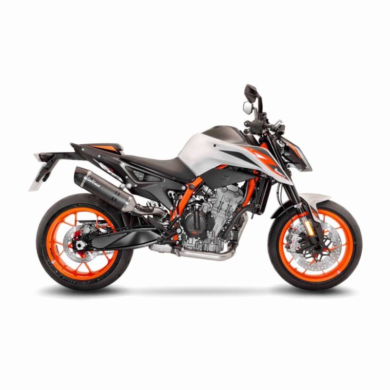 LEOVINCE AUSPUFFSCHALLDAMPFER LV ONE EVO KOHLENSTOFFFASER KTM 890 DUKE 21-23 KOHLENSTOFFFASER