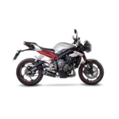 LEOVINCE AUSPUFFSCHALLDAMPFER LV ONE EVO KOHLEFASER TRIUMPH STREET TRIPLE 765 R RS 17-19 KOHLEFASER