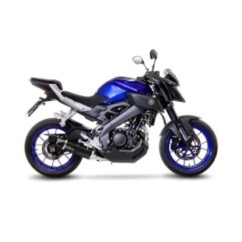 LEOVINCE TERMINALE SCARICO LV ONE EVO CARBON FIBER YAMAHA MT-125 17-19 FIBRA DI CARBONIO