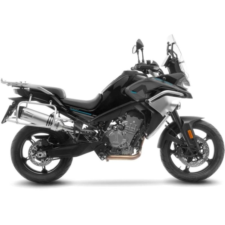 SILENCIADOR DE ESCAPE LEOVINCE LV ONE EVO PARA CFMOTO 800 MT SPORT 22-24 INOX-COD.14414E