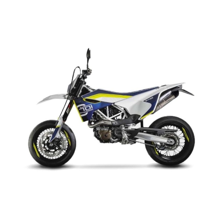 LEOVINCE AUSPUFFSCHALLDAMPFER LV ONE EVO FUR HUSQVARNA 701 SUPERMOTO 15-16 INOX-COD.8299E