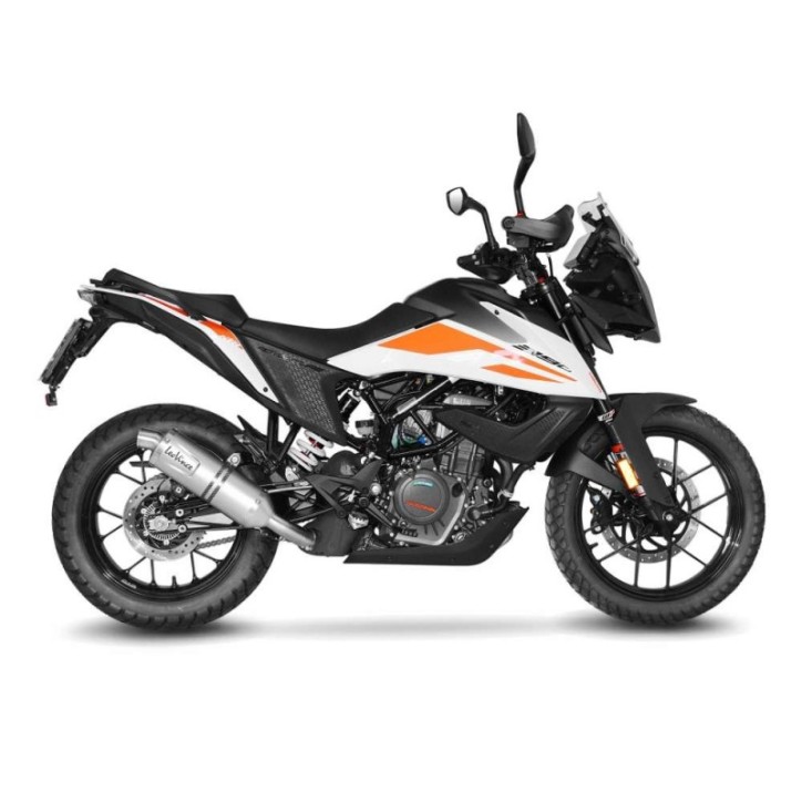 LEOVINCE AUSPUFFSCHALLDAMPFER LV ONE EVO FUR KTM 390 ADVENTURE 20-24 INOX-COD.14346E