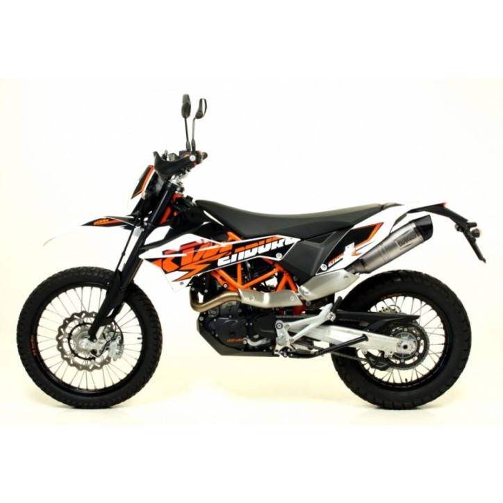 LEOVINCE AUSPUFFSCHALLDAMPFER LV ONE EVO FUR KTM 690 ENDURO 08-10 INOX-COD.8299E