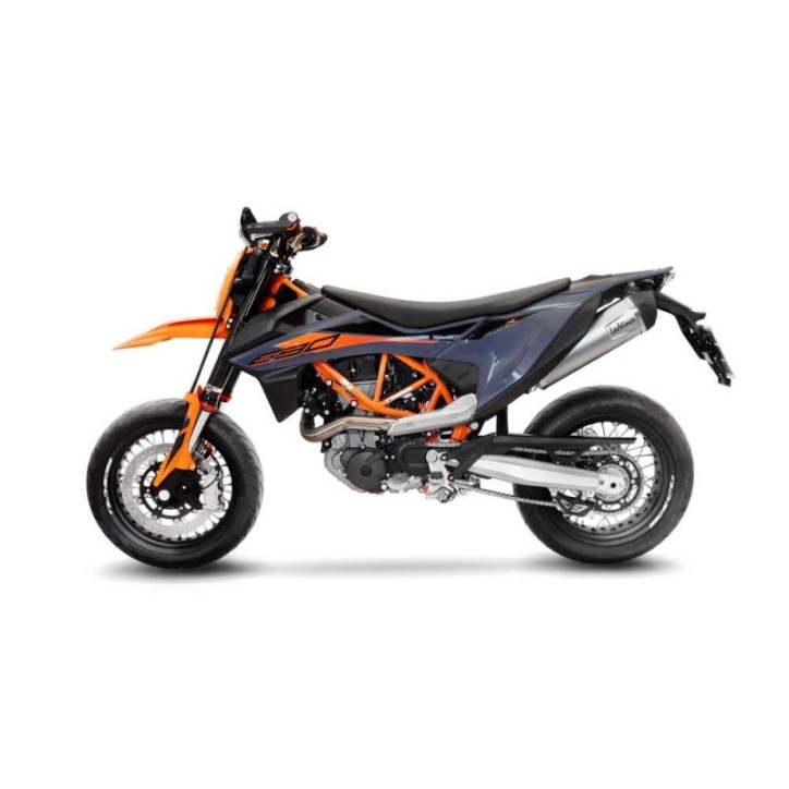 LEOVINCE AUSPUFFSCHALLDAMPFER LV ONE EVO FUR KTM 690 ENDURO R 19-24 INOX-COD.14363EK