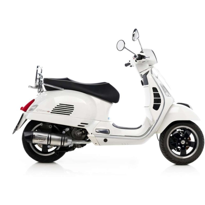 LEOVINCE AUSPUFFSCHALLDAMPFER LV ONE EVO PIAGGIO VESPA GTS 125 SUPER 09-15 EDELSTAHL