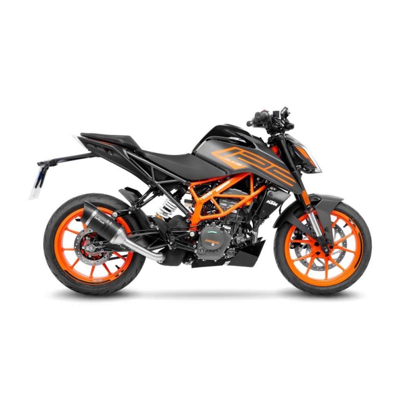 LEOVINCE TERMINALE SCARICO LV PRO CARBON FIBER KTM DUKE 125 21-23 FIBRA DI CARBONIO