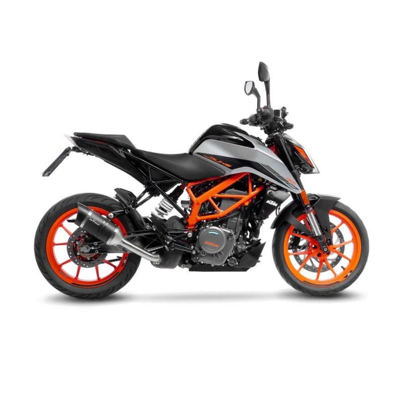 SILENCIEUX D'ECHAPPEMENT LEOVINCE LV PRO EN FIBRE DE CARBONE KTM DUKE 390 21-23 FIBRE DE CARBONE