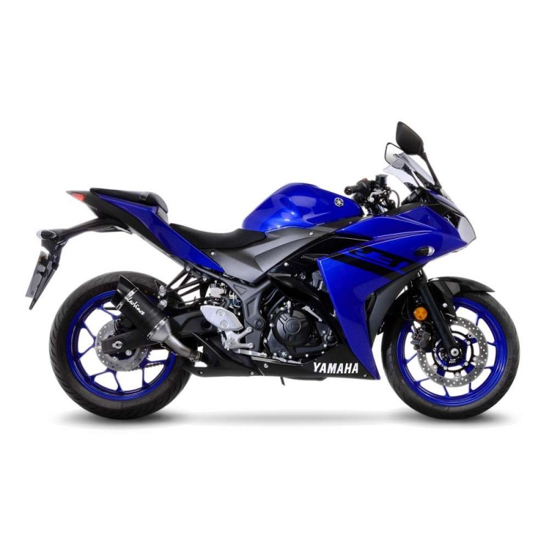 LEOVINCE TERMINALE SCARICO LV PRO CARBON FIBER YAMAHA YZF-R3 2018 FIBRA DI CARBONIO