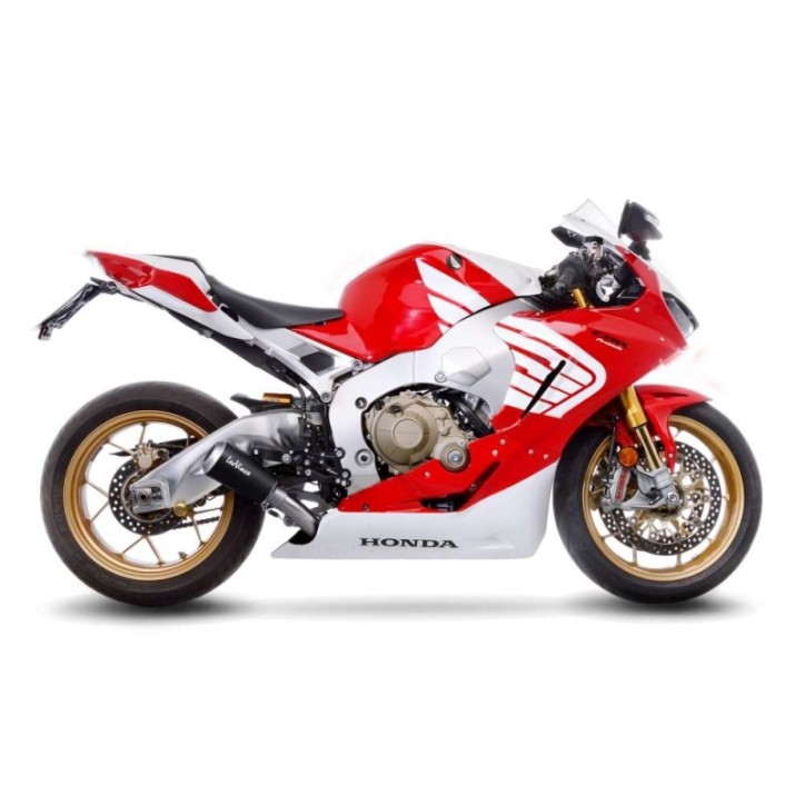 ESCAPE LEOVINCE LV-10 EDICION NEGRA PARA HONDA CBR1000RR FIREBLADE/SP/SP2 17-19 INOX-COD.15207B