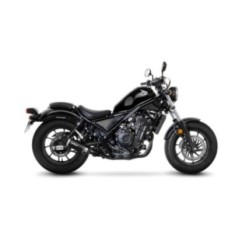 SILENCIADOR DE ESCAPE LEOVINCE LV-10 BLACK EDITION HONDA CMX 500 REBEL 17-19 ACERO INOXIDABLE