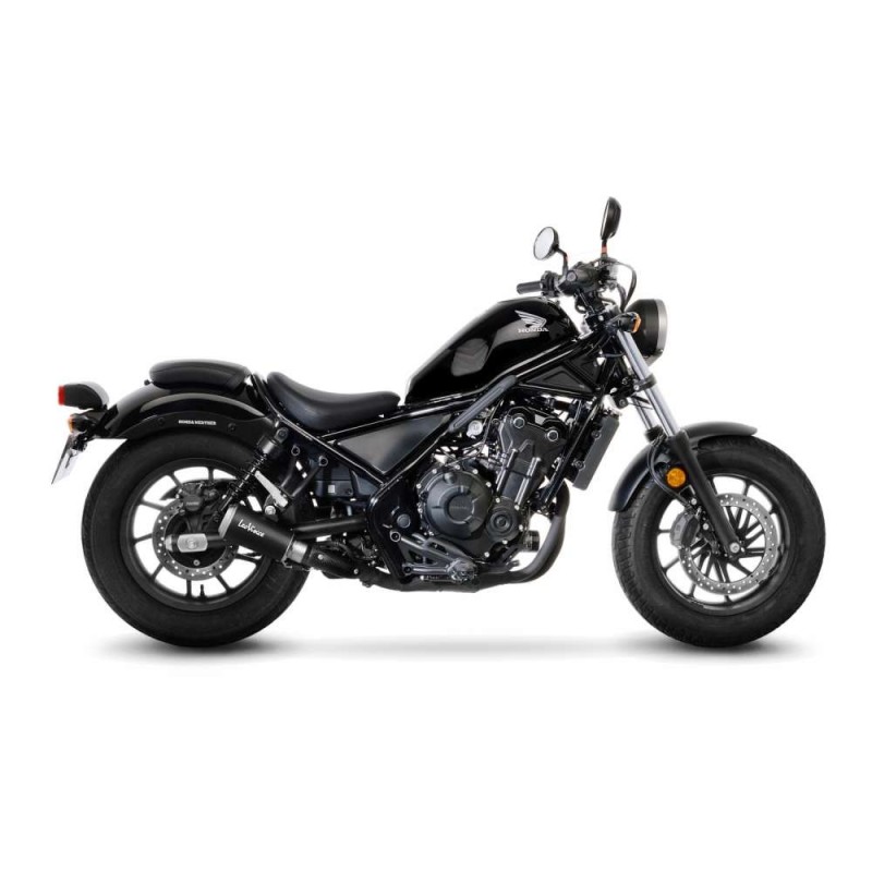 LEOVINCE AUSPUFFSCHALLDAMPFER LV-10 BLACK EDITION HONDA CMX 500 REBEL 17-19 EDELSTAHL