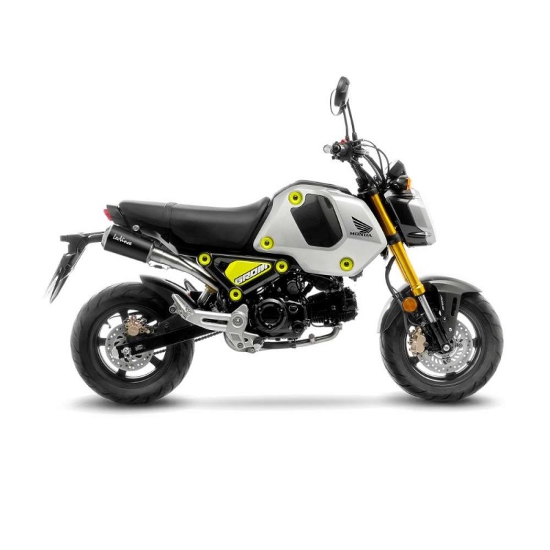 SILENCIEUX D'ECHAPPEMENT LEOVINCE LV-10 EDITION NOIRE HONDA MSX125 GROM 22-23 ACIER INOXYDABLE