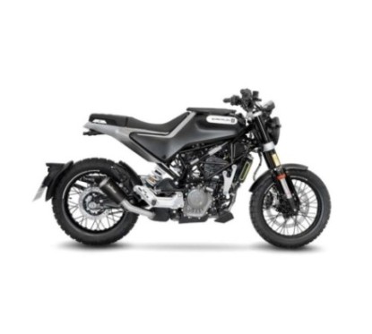 LEOVINCE TERMINALE SCARICO LV-10 BLACK EDITION PER HUSQVARNA SVARTPILEN 125 21-23 INOX-COD.15242B