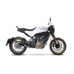 LEOVINCE TERMINALE SCARICO LV-10 BLACK EDITION PER HUSQVARNA SVARTPILEN 401 18-19 INOX-COD.15219B