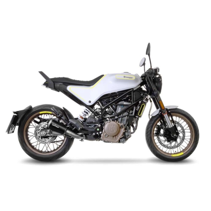 SILENCIADOR DE ESCAPE LEOVINCE LV-10 BLACK EDITION PARA HUSQVARNA SVARTPILEN 401 18-19 INOX-COD.15219B