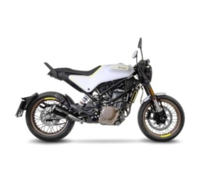 LEOVINCE TERMINALE SCARICO LV-10 BLACK EDITION PER HUSQVARNA SVARTPILEN 401 18-19 INOX-COD.15219B