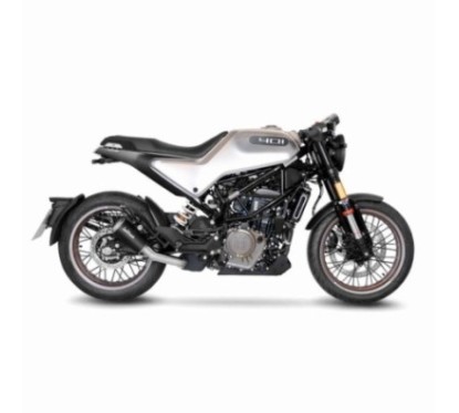 LEOVINCE LV-10 BLACK EDITION EXHAUST MUFFLER FOR HUSQVARNA SVARTPILEN 401 20-23 INOX-COD.15242B