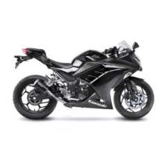 LEOVINCE AUSPUFFSCHALLDAMPFER LV-10 BLACK EDITION KAWASAKI NINJA 250 R 13-16 EDELSTAHL