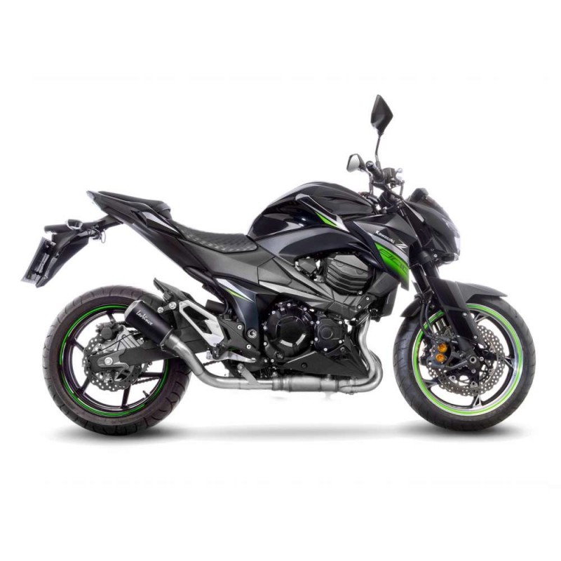 LEOVINCE AUSPUFFSCHALLDAMPFER LV-10 BLACK EDITION KAWASAKI Z800 13-16 EDELSTAHL