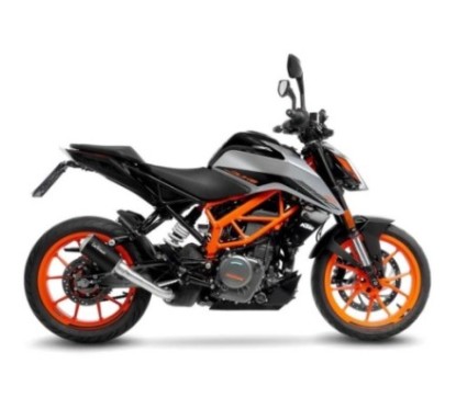 SILENCIEUX D'ECHAPPEMENT LEOVINCE LV-10 BLACK EDITION KTM DUKE 390 21-23 ACIER INOXYDABLE