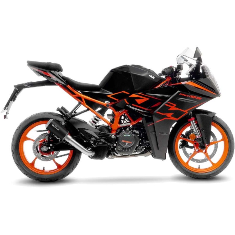 LEOVINCE AUSPUFFSCHALLDAMPFER LV-10 BLACK EDITION KTM RC 125 22-23 EDELSTAHL