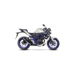 LEOVINCE AUSPUFFSCHALLDAMPFER LV-10 BLACK EDITION YAMAHA MT-03 16-19 EDELSTAHL