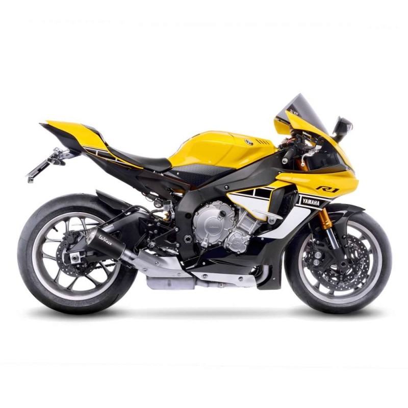 SILENCIADOR DE ESCAPE LEOVINCE LV-10 BLACK EDITION YAMAHA YZF-R1 15-16 ACERO INOXIDABLE