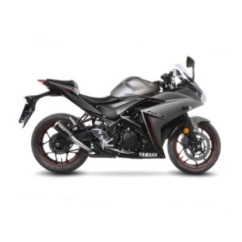 LEOVINCE TERMINALE SCARICO LV-10 BLACK EDITION YAMAHA YZF-R25 14-18 ACCIAIO INOX