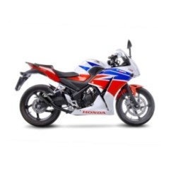 LEOVINCE AUSPUFF LV-10 VOLLSCHWARZ HONDA CBR300 R 15-17 EDELSTAHL