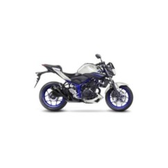 SILENCIADOR DE ESCAPE LEOVINCE LV-10 COMPLETO NEGRO YAMAHA MT-03 16-19 ACERO INOXIDABLE