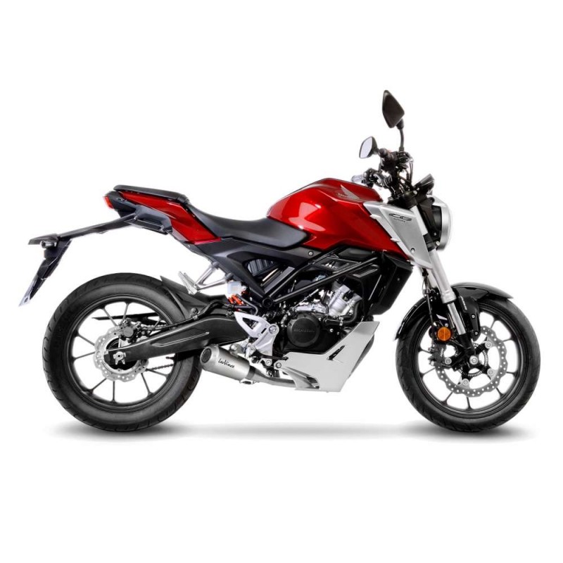 LEOVINCE TERMINALE SCARICO LV-10 HONDA CB125 R NEO SPORTS CAFE 18-20 ACCIAIO INOX