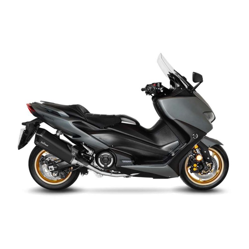 LEOVINCE AUSPUFFSCHALLDAMPFER LV-12 BLACK EDITION YAMAHA T-MAX 560 20-21 EDELSTAHL