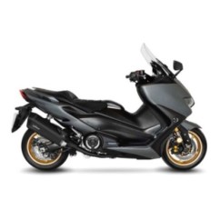 LEOVINCE TERMINALE SCARICO LV-12 BLACK EDITION YAMAHA T-MAX 560 20-21 ACCIAIO INOX