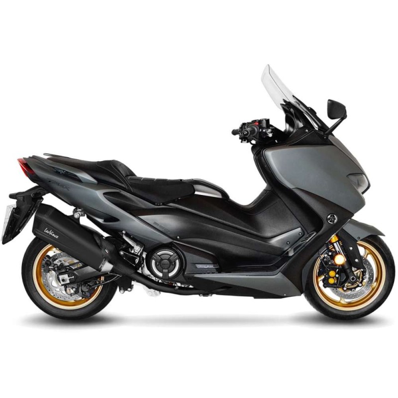 SILENCIADOR DE ESCAPE LEOVINCE LV-12 BLACK EDITION YAMAHA T-MAX 560 20-21 ACERO INOXIDABLE