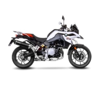 LEOVINCE SCHWARZER AUSPUFFSCHALLDAMPFER BMW F 750 GS 18-23 EDELSTAHL