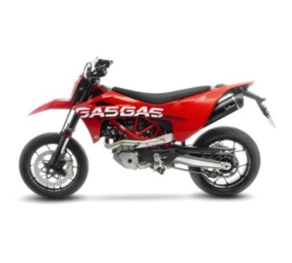 ESCAPE LEOVINCE NEGRO GAS GAS ES 700 22-24 ACERO INOXIDABLE