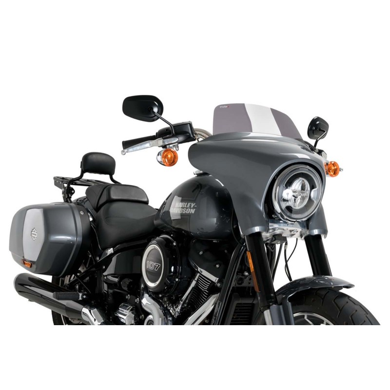 PUIG CARENABRIS HIGH-ROAD SPORT HARLEY DAVIDSON SOFTAIL SPORT GLIDE FLSB 18-21 AHUMADO OSCURO