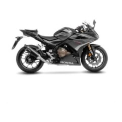 LEOVINCE TERMINALE SCARICO NERO HONDA CBR500 R 19-23 ACCIAIO INOX